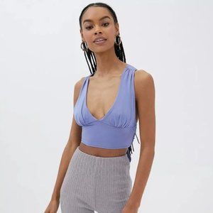 Urban Outfitters Phoenix Plunging Tie-Back Tank Top